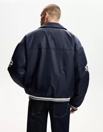 Varsity bomber jacket
