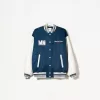 Varsity jacket with contrasting sleeves Varsity jacket with contrasting sleeves