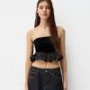 Velvet bandeau top Velvet bandeau top