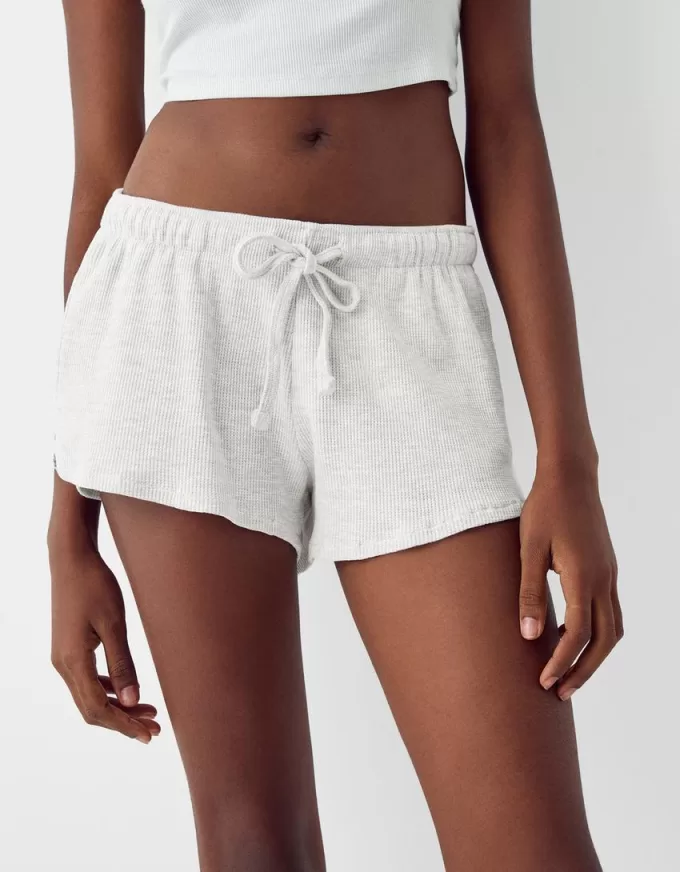 Waffle-knit shorts Waffle-knit shorts