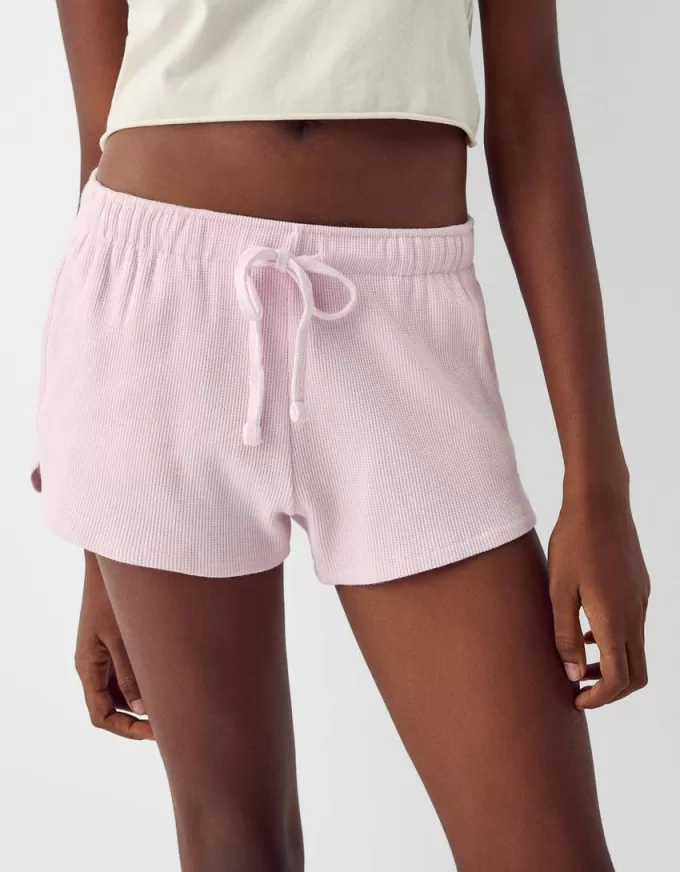 Waffle-knit shorts Waffle-knit shorts