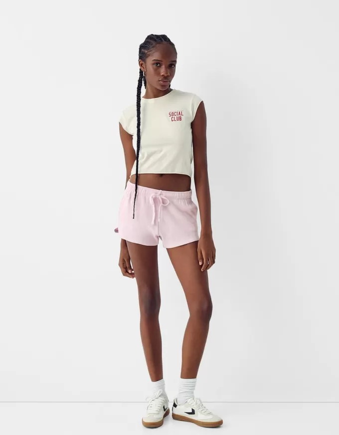 Waffle-knit shorts Waffle-knit shorts