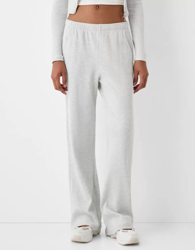 Waffle-texture pants Waffle-texture pants