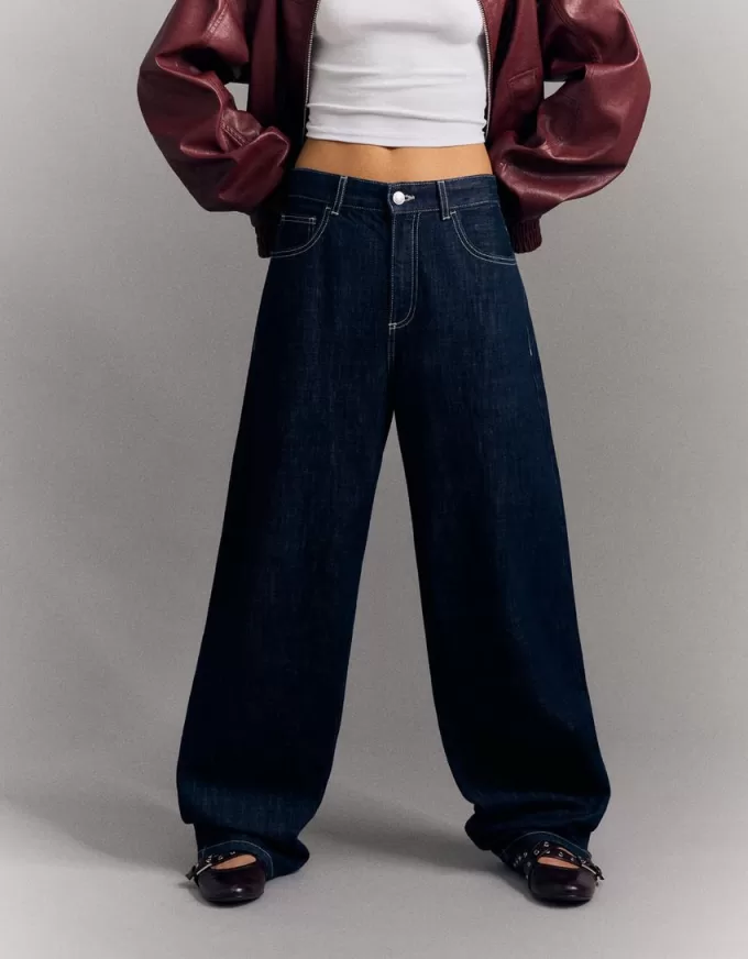Wide barrel jeans