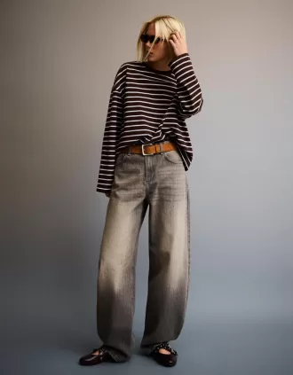 Wide barrel jeans
