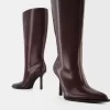 Wide-calf high-heel boots Wide-calf high-heel boots