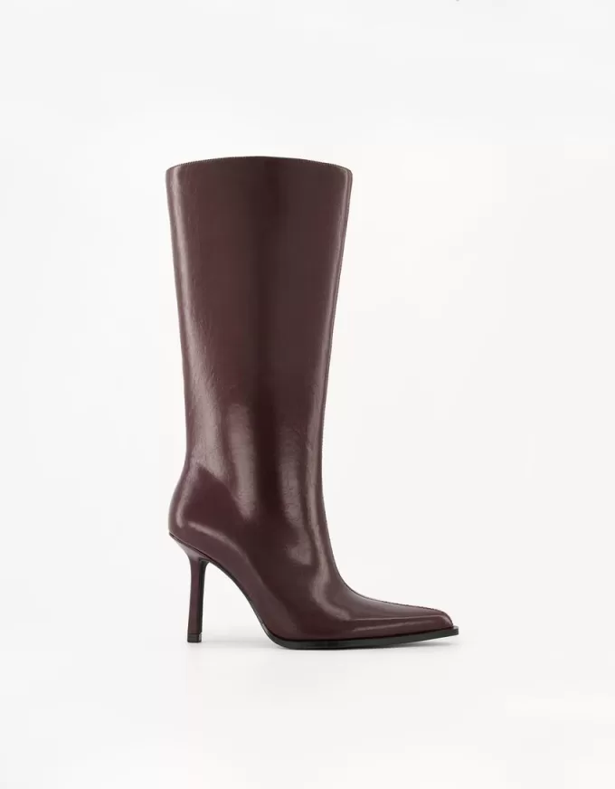 Wide-calf high-heel boots Wide-calf high-heel boots