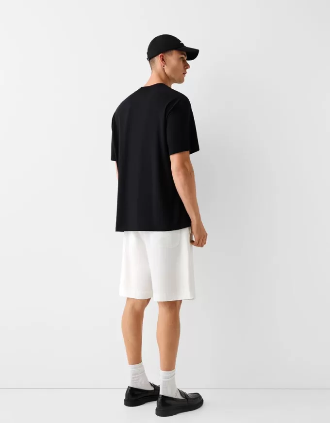 Wide-leg Bermuda shorts Wide-leg Bermuda shorts