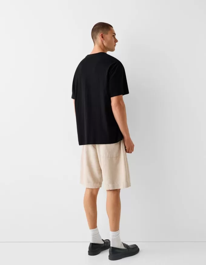 Wide-leg Bermuda shorts Wide-leg Bermuda shorts