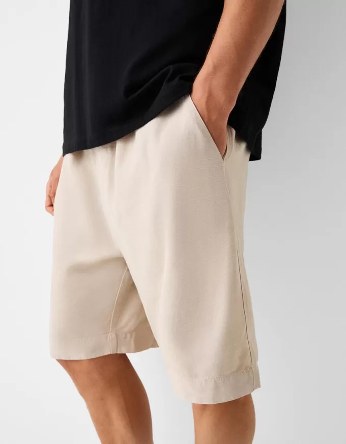 Wide-leg Bermuda shorts Wide-leg Bermuda shorts