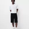 Wide-leg carpenter Bermuda shorts Wide-leg carpenter Bermuda shorts