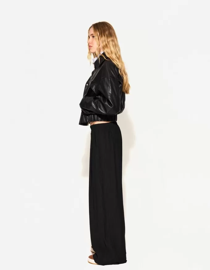 Wide-leg drawstring pants Wide-leg drawstring pants