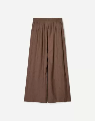 Wide-leg drawstring pants