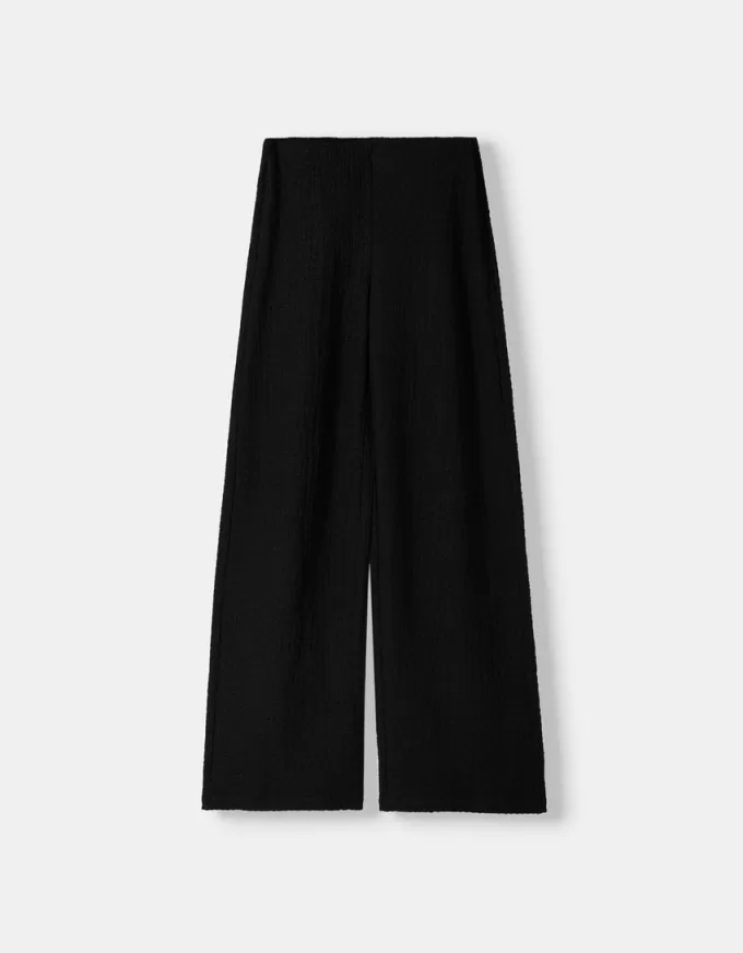 Wide leg embossed pants Wide leg embossed pants