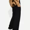 Wide-leg rustic double cloth pants Wide-leg rustic double cloth pants