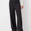 Wide-leg tailoring pants