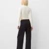 Wide-leg tailoring pants