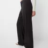 Wide-leg tailoring pants