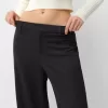 Wide-leg tailoring pants