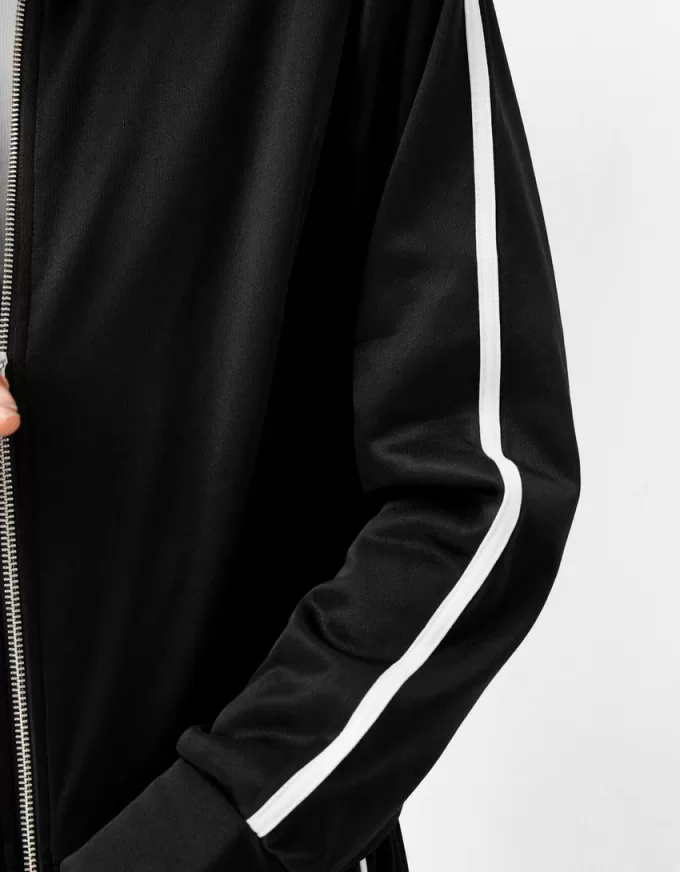 Zip-up satin sweatshirt Zip-up satin sweatshirt