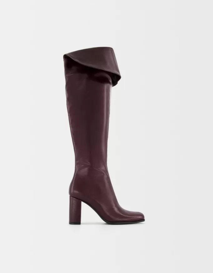 high-heel over-the-knee boots high-heel over-the-knee boots