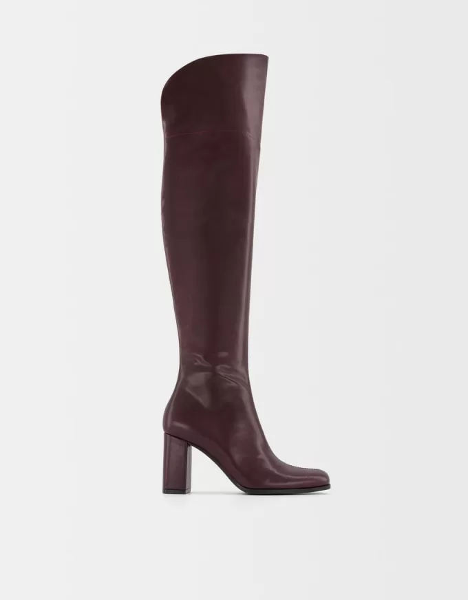 high-heel over-the-knee boots high-heel over-the-knee boots