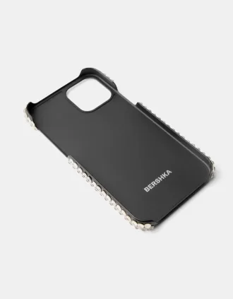 iPhone case embellished with rhinestones