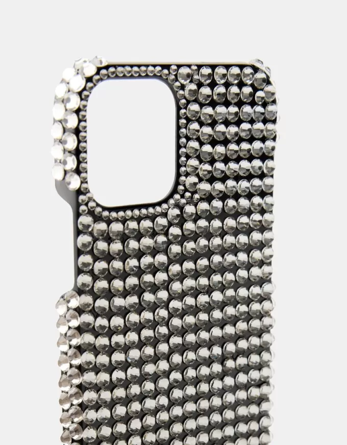 iPhone case embellished with rhinestones iPhone case embellished with rhinestones